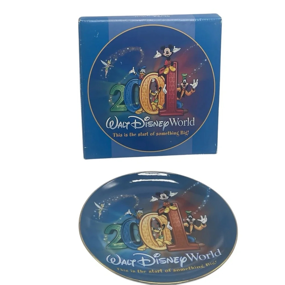 Walt Disney World 2001 Collector Plate This Is the Start of Something Big!